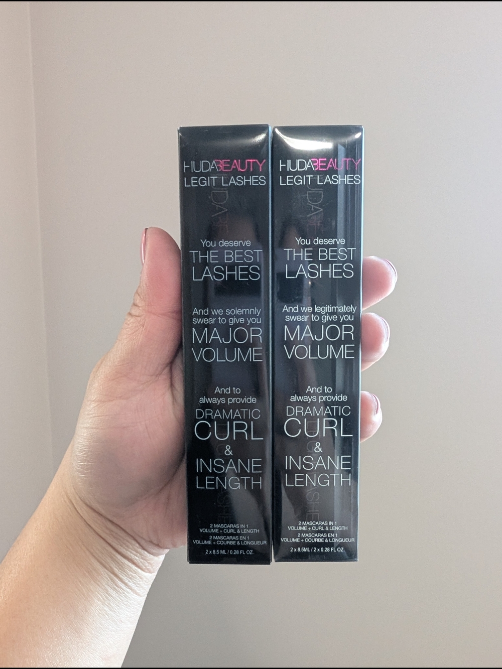 HUDA BEAUTY Legit Lashes Mascara Duo